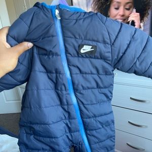 Baby(9-12M) puffer snowsuit